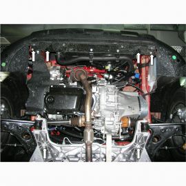 Kolchuga Защита двигателя, КПП и радиатора на Fiat Fiorino III '08- (ZiPoFlex-оцинковка)