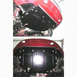 Kolchuga Защита двигателя, КПП и радиатора на Fiat Grande Punto III '05- (V-1,3D) (ZiPoFlex-оцинковка)
