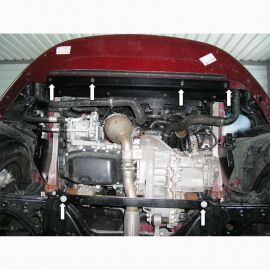 Kolchuga Защита двигателя, КПП и радиатора на Fiat Grande Punto III '05- (V-1,3D)