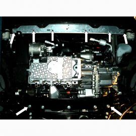 Kolchuga Защита двигателя, КПП и радиатора на Fiat Linea '11-