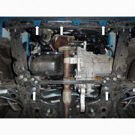 Kolchuga Защита двигателя, КПП и радиатора на Fiat Panda III '11-