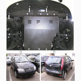 Kolchuga Защита двигателя, КПП и радиатора на Fiat Punto Classic II '07-12