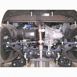 Kolchuga Защита двигателя, КПП и радиатора на Fiat Punto Classic II '07-12
