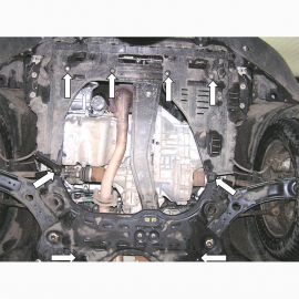 Kolchuga Защита двигателя, КПП и радиатора на Fiat Sedici '06-