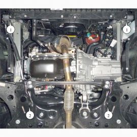 Kolchuga Защита двигателя, КПП и радиатора на Fiat Tipo II '15-