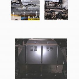 Kolchuga Защита двигателя, КПП и радиатора на Fiat Ulysse II '02-11 (ZiPoFlex-оцинковка)