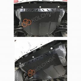 Kolchuga Защита двигателя и КПП на Ford Escape II '07-11 (ZiPoFlex-оцинковка)