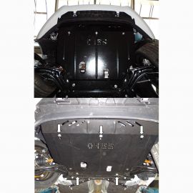 Kolchuga Защита двигателя, КПП и радиатора на Ford B-Max '12- EcoBoost (ZiPoFlex-оцинковка)