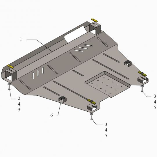 Kolchuga Защита двигателя, КПП и радиатора на Ford Explorer V '12- EcoBoost Kolchuga Защита двигателя, КПП и радиатора на Ford Explorer V '12- EcoBoost