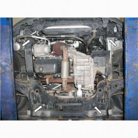Kolchuga Защита двигателя, КПП и радиатора на Ford Fiesta VI '02-08 (V-1,4D)