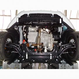 Kolchuga Защита двигателя, КПП и радиатора на Ford Fiesta VII '12-17 EcoBoost