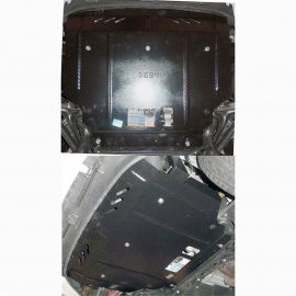 Kolchuga Защита двигателя, КПП и радиатора на Ford Fiesta VII '13- ST EcoBoost (ZiPoFlex-оцинковка)
