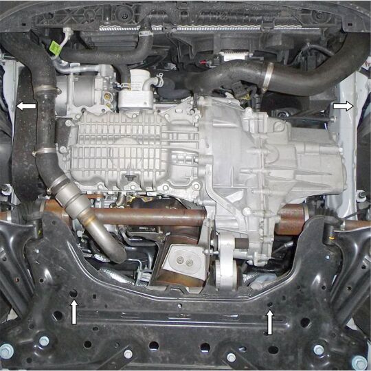 Kolchuga Защита двигателя, КПП и радиатора на Ford Fiesta VII '13- ST EcoBoost (ZiPoFlex-оцинковка) Kolchuga Защита двигателя, КПП и радиатора на Ford Fiesta VII '13- ST EcoBoost (ZiPoFlex-оцинковка)