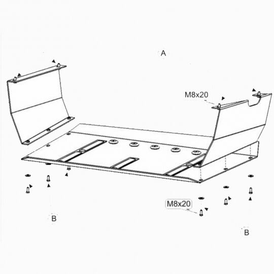 Kolchuga Защита двигателя, КПП и радиатора на Ford Galaxy I '95-00