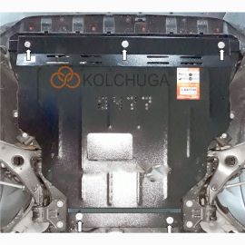 Kolchuga Защита двигателя, КПП и радиатора на Ford Kuga II '13- (ZiPoFlex-оцинковка)