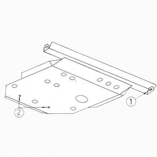 Kolchuga Защита двигателя, КПП и радиатора на Ford Probe I '88-92