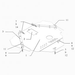 Kolchuga Защита двигателя, КПП и радиатора на Ford S-Max I '06-14 (дизель) (ZiPoFlex-оцинковка)