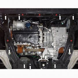 Kolchuga Защита двигателя и КПП на Ford S-Max II '14- (ZiPoFlex-оцинковка)
