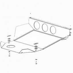 Kolchuga Защита двигателя, КПП и радиатора на Ford Sierra I '82-87