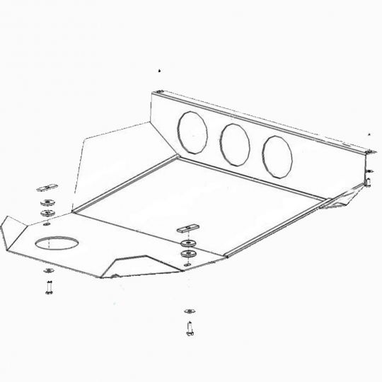 Kolchuga Защита двигателя, КПП и радиатора на Ford Sierra I '82-87 Kolchuga Защита двигателя, КПП и радиатора на Ford Sierra I '82-87