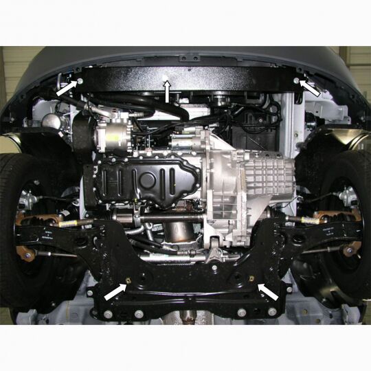 Kolchuga Защита двигателя, КПП и радиатора на Ford Transit Connect I '02-13 (ZiPoFlex-оцинковка) Kolchuga Защита двигателя, КПП и радиатора на Ford Transit Connect I '02-13 (ZiPoFlex-оцинковка)