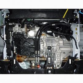 Kolchuga Защита двигателя, КПП и радиатора на Ford Transit/Tourneo Custom '12-