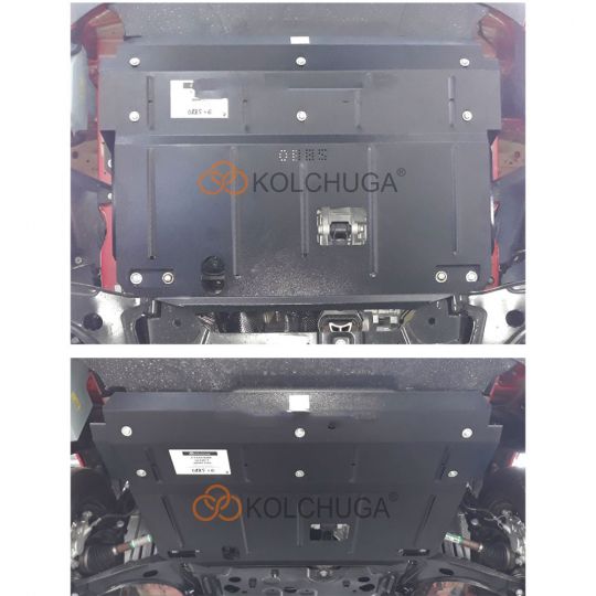 Kolchuga Защита двигателя, КПП и радиатора на Ford Transit/Tourneo Custom '16- (ZiPoFlex-оцинковка) Kolchuga Защита двигателя, КПП и радиатора на Ford Transit/Tourneo Custom '16- (ZiPoFlex-оцинковка)