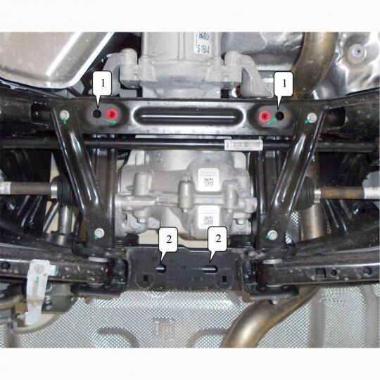 Kolchuga Защита редуктора заднего моста на Ford Escape III '12- (ZiPoFlex-оцинковка) Kolchuga Защита редуктора заднего моста на Ford Escape III '12- (ZiPoFlex-оцинковка)