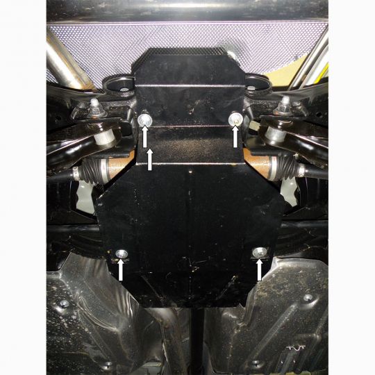 Kolchuga Защита редуктора заднего моста на Ford Kuga I '08-12 Kolchuga Защита редуктора заднего моста на Ford Kuga I '08-12