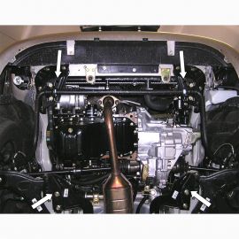 Kolchuga Защита двигателя, КПП и радиатора на Geely CK '05-09 (V-1,3)