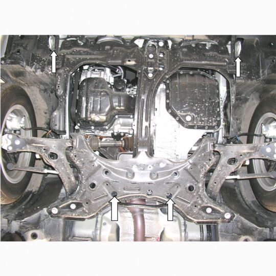 Kolchuga Защита двигателя, КПП и радиатора на Geely FC '06-11 Kolchuga Защита двигателя, КПП и радиатора на Geely FC '06-11