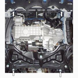 Kolchuga Защита двигателя, КПП и радиатора на Geely GC5 '10-