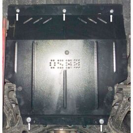 Kolchuga Защита двигателя, КПП и радиатора на Geely GC7 '12- седан