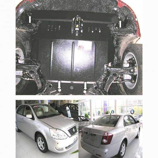 Kolchuga Защита двигателя, КПП и радиатора на Geely SL '11- Kolchuga Защита двигателя, КПП и радиатора на Geely SL '11-