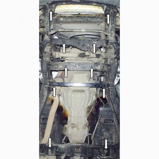 Kolchuga Защита двигателя, КПП и радиатора на GMC Canyon I '04-14 (ZiPoFlex-оцинковка) Kolchuga Защита двигателя, КПП и радиатора на GMC Canyon I '04-14 (ZiPoFlex-оцинковка)