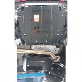 Kolchuga Защита двигателя, КПП и абсорбера на Great Wall Haval H6 II '17- (ZiPoFlex-оцинковка)