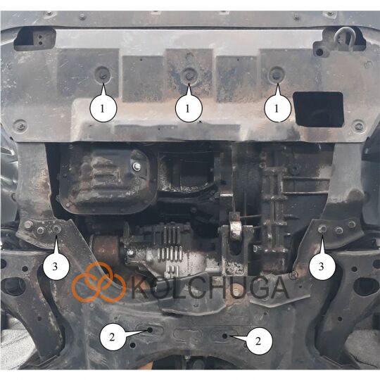 Kolchuga Защита двигателя и КПП на Great Wall Haval H2 '14- Kolchuga Защита двигателя и КПП на Great Wall Haval H2 '14-