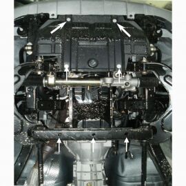 Kolchuga Защита двигателя, КПП и радиатора на Great Wall Hover H5 '10- (V-2,4I) (ZiPoFlex-оцинковка)