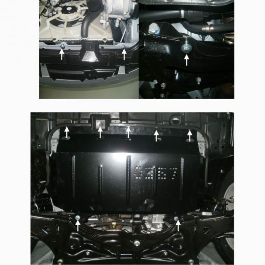 Kolchuga Защита двигателя, КПП и радиатора на Great Wall Voleex C10 '10- Kolchuga Защита двигателя, КПП и радиатора на Great Wall Voleex C10 '10-