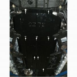 Kolchuga Защита двигателя, КПП и радиатора на Great Wall Wingle 5 '11- (V-2,0D)