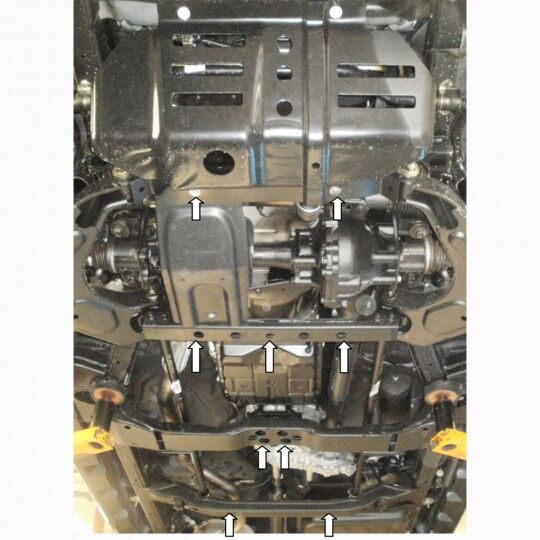 Kolchuga Защита двигателя, КПП, радиатора, раздатки и редуктора на Great Wall Wingle 6 '14- (V-2,0D) Kolchuga Защита двигателя, КПП, радиатора, раздатки и редуктора на Great Wall Wingle 6 '14- (V-2,0D)