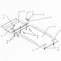 Kolchuga Защита раздатки и КПП на Great Wall Safe '03-