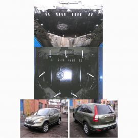 Kolchuga Защита двигателя и КПП на Honda CR-V III '06-11 (V-2,4)