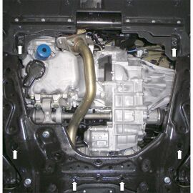 Kolchuga Защита двигателя и КПП на Honda CR-V IV '15-16 (V-2,0i) (ZiPoFlex-оцинковка)