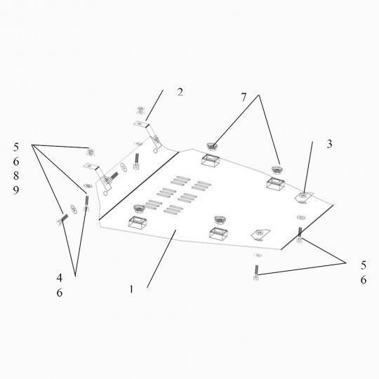 Kolchuga Защита двигателя и КПП на Honda Pilot I '03-08 Kolchuga Защита двигателя и КПП на Honda Pilot I '03-08