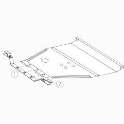 Kolchuga Защита двигателя и КПП на Honda Prelude V '96-01