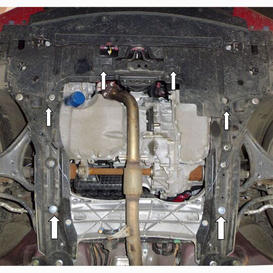 Kolchuga Защита двигателя, КПП и радиатора на Honda Accord IX '12-17 Kolchuga Защита двигателя, КПП и радиатора на Honda Accord IX '12-17