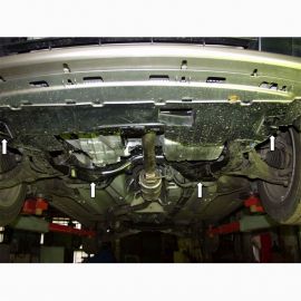 Kolchuga Защита двигателя, КПП и радиатора на Honda Civic VII '01-06 (V-1,6)