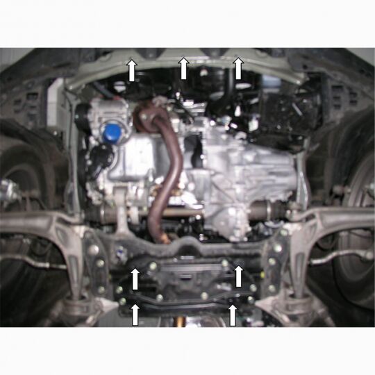 Kolchuga Защита двигателя, КПП и радиатора на Honda Civic VIII '06-11 хэтчбек (ZiPoFlex-оцинковка) Kolchuga Защита двигателя, КПП и радиатора на Honda Civic VIII '06-11 хэтчбек (ZiPoFlex-оцинковка)