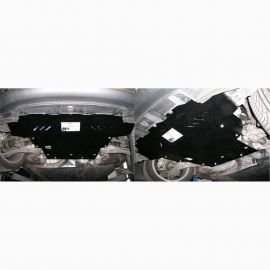 Kolchuga Защита двигателя, КПП и радиатора на Honda Civic VIII '06-11 хэтчбек (ZiPoFlex-оцинковка)